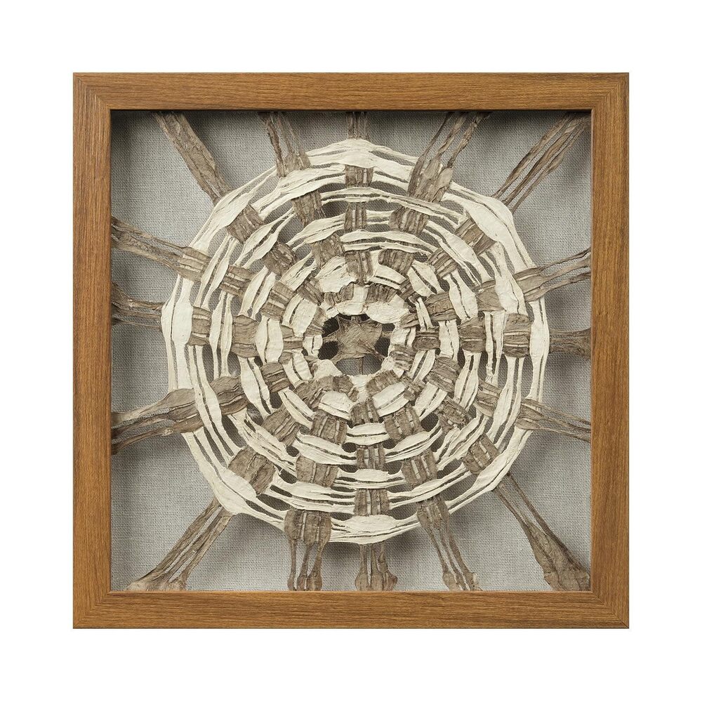 2645 Framed Wall Art for Modern Home Office Apartment, 12" 3D Starburst